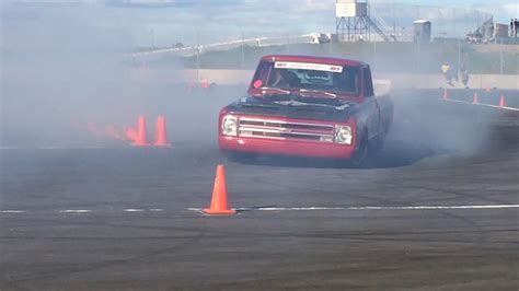Chris Smiths C10 Truck Drifting At Usca Youtube
