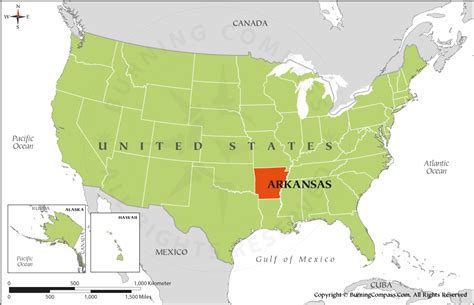 Arkansas On Us Map Where Is Arkansas