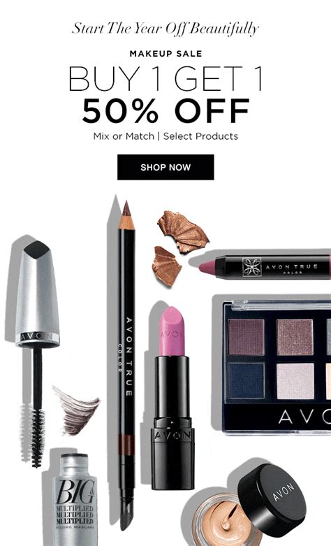 Avon Makeup Sale Start The Year Off Beautifully With Avon Makeup