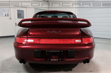 1997 Porsche 993 Turbo S Arena Red 7085 Miles Sloan Cars