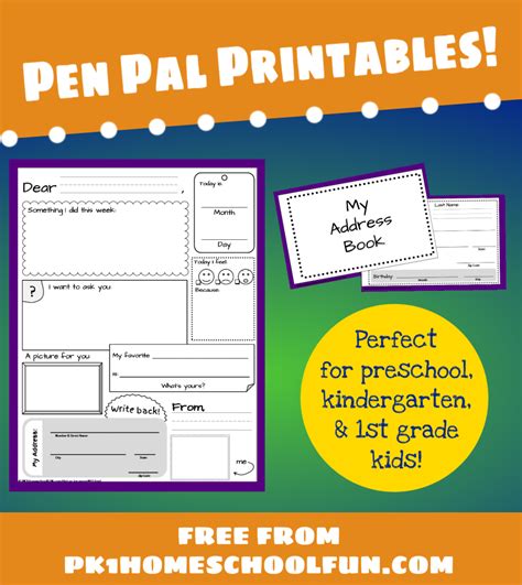 The activity calls for students to be pan pals with pupils. Free Pen Pal Printables for Kids - Money Saving Mom®