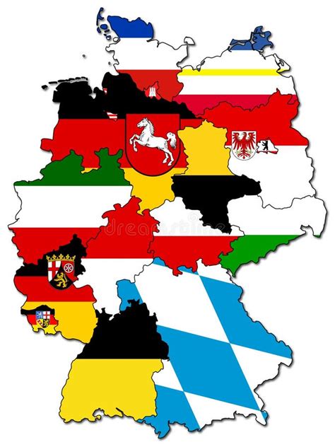 German Provincesstates Stock Illustration Illustration Of Geography