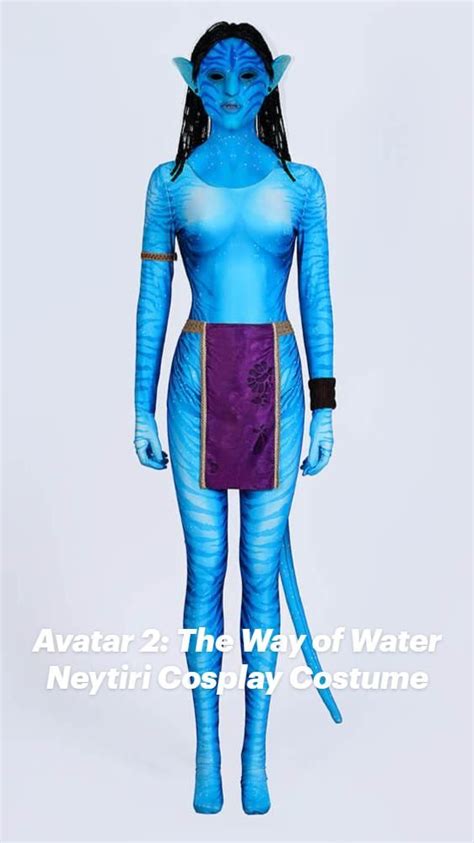 Hallowcos Avatar 2 The Way Of Water Neytiri Cosplay Costume Suits