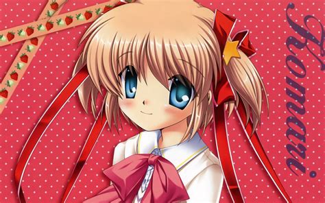 Fondos De Pantalla Ilustración Rubia Anime Rojo Juguete Bonita
