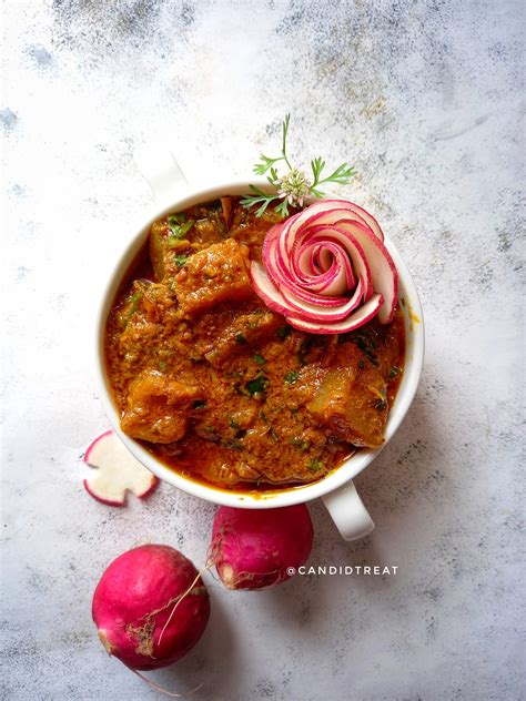 Shalgam Ki Sabzi Turnip Curry Recipe Candid Treat