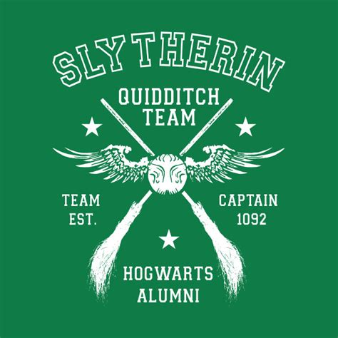 Slytherin Quidditch Team Captain Harry Potter T Shirt Teepublic