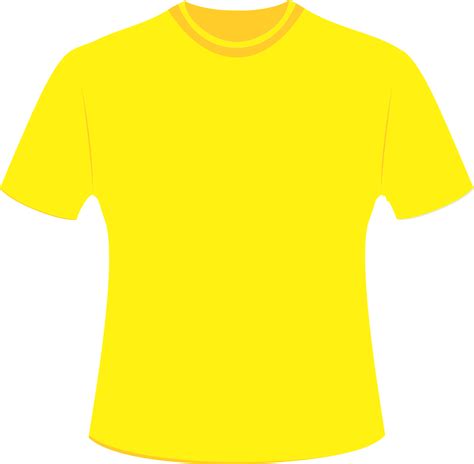 Mockup Camiseta Amarela Editável Png E Vetor Imagens E Moldes