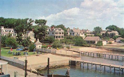 Edgartown Marthas Vineyard Beach And Docks View Postcard Other