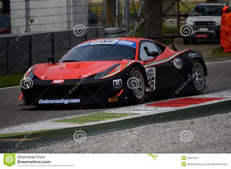Ferrari 458 Italia Gt3 Italian Gt 2015 At Monza Editorial Photo Image