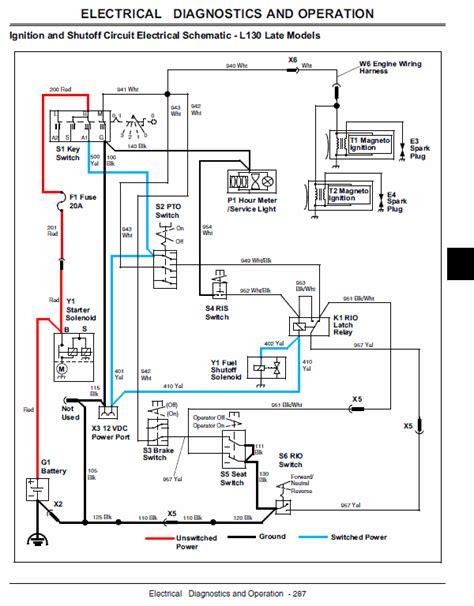 ️john Deere L130 Wiring Harness Diagram Free Download