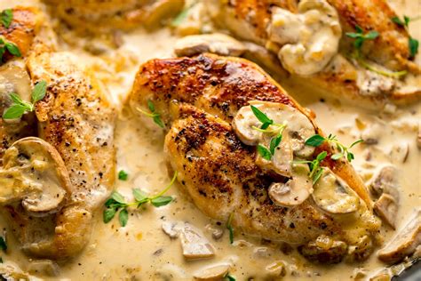 Chicken In White Wine Sauce With Mushrooms Nicky S Kitchen Sanctuary