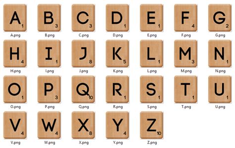 Scrabble Letters Gallery