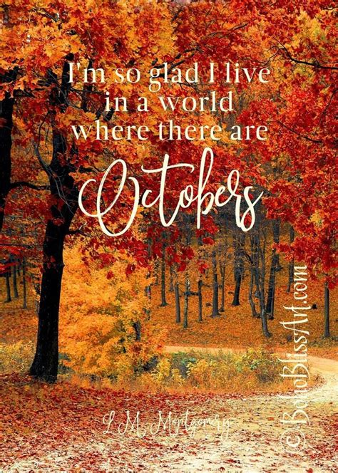 Oktobers Zitat Wandkunst Autumn Quotes October Quotes Autumn Scenes