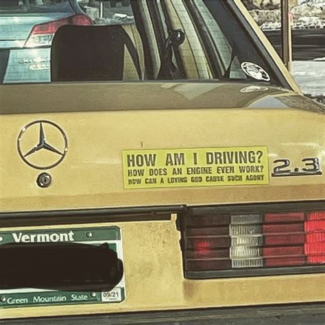 57 Hilarious Bumper Stickers People Have On Their Cars