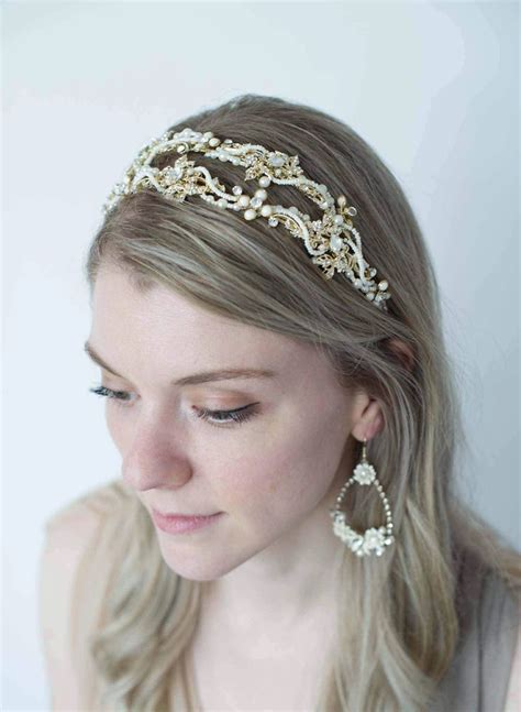 Twigs And Honey 9011 Double Headband Novelle Bridal Shop Handmade
