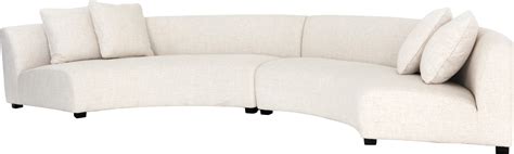 Lilia 2 Piece Curved Sectional Sofa