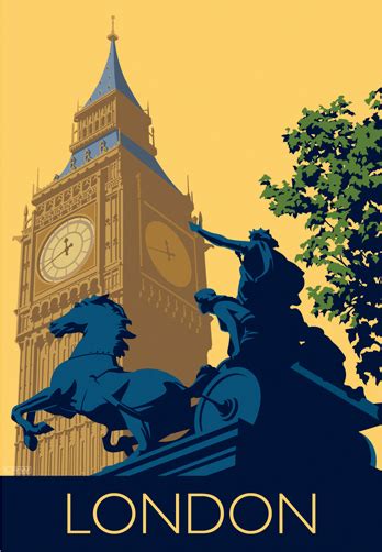 Big Ben London Thank You For My Trip London Poster