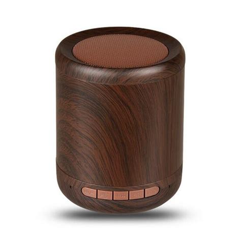 2018 New Retro Wood Portable Bluetooth Speakers Usb Support Aux Tf Card