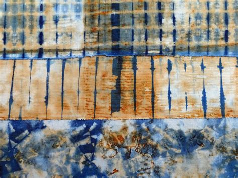 Introduction To Dyeing With Rust And Indigo With Jule Mallett Ochre