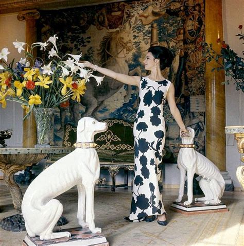Countess Consuelo Crespi Wearing Dress By Fabiani Photo By Philippe Halsman 1963 By Skorver1