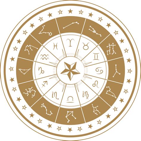 astrology wheel with zodiac signs icon 28766703 png