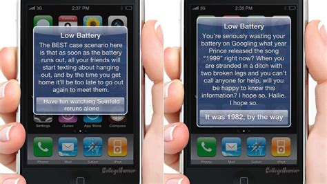 Your Phones Low Battery Warnings Should Look Like These Hilarious