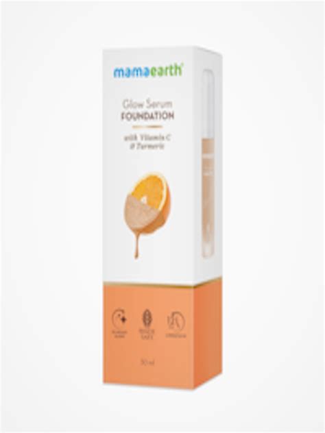 Buy Mamaearth Glow Serum Foundation With Vitamin C Turmeric 30 Ml