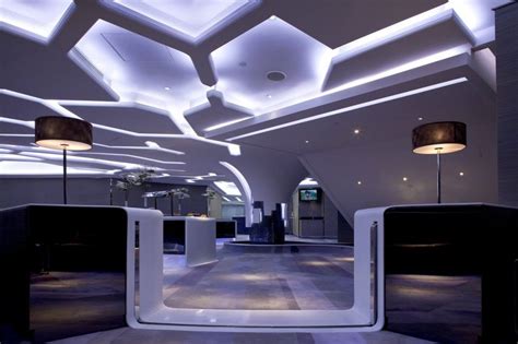 Arquitectura Y Diseño Interior Moderna Y Futurista Vip Lounge