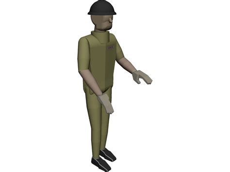 Human Operator Cad Model 3dcadbrowser