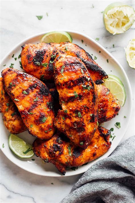 I normally like to grill my chicken for about 10 minutes, flipping them at the halfway point in order to have beautiful sear marks on each side of the chicken. Grilled Chicken Breast Recipe (BEST) - Easy Chicken Recipes