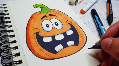 👻🎃 Desen De Halloween Pentru Copii 🕷🕸 Dovleacul Vesel Youtube