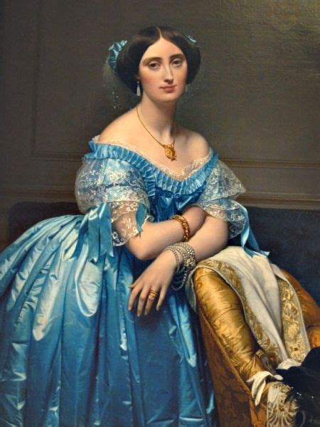 Blue Lady Famous Portraits Victorian Fashion Portrait Painting