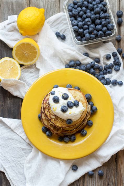 Lemon Blueberry Ricotta Pancakes Video Coley Cooks