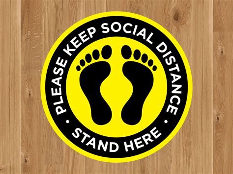 Social Distancing Safety Signage Signs Posters Banners Floor Graphics