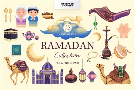 Ramadan Clipart Illustrations Design Cuts