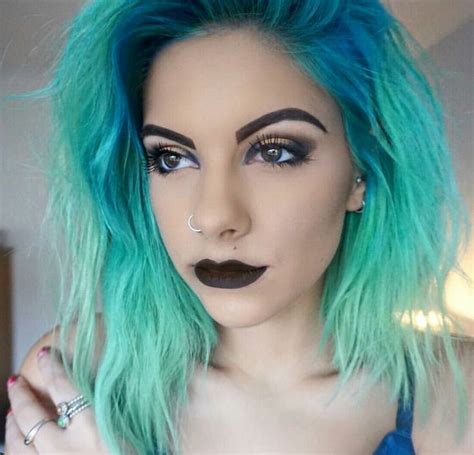 1000 Images About Blue Teal Hair On Pinterest Scene