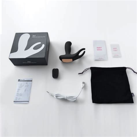 Levett Wireless Remote Control Rechargeable Vibrating Prostate Massager Dual Stimulation Male
