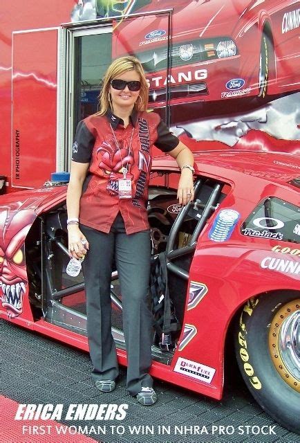 erica enders nhra pro stock the first woman to win a nhra national event in this class tr