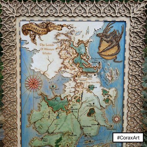 Game Of Thrones Mapwesteros Mapseven Kingdoms Mapice And Fire
