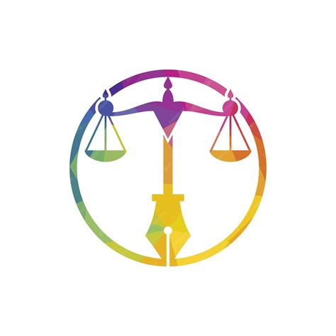Premium Vector Law Logo Vector With Judicial Balance Symbolic Of