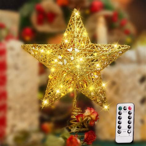 Buy Yaungel Christmas Tree Topper Star Tree Topper With 40 Led And