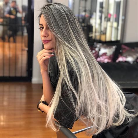 Que tal testar o cabelo platinado? Luzes platinadas: 65 inspirações para todos os tipos de ...
