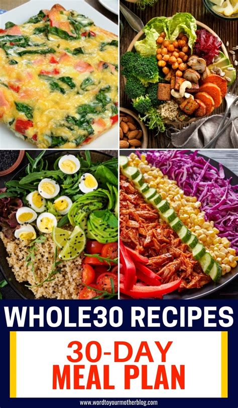 Whole30 Meal Plan For Healthy Weight Loss 90 Whole30 Recipes