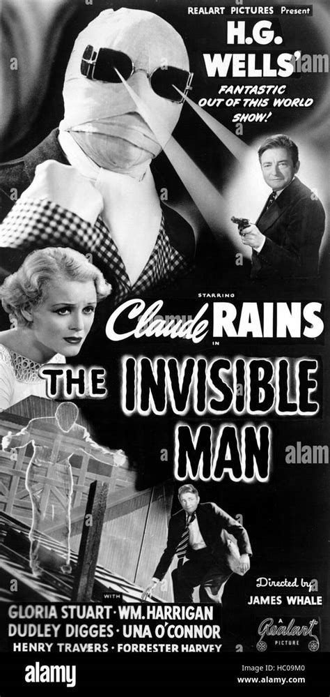 The Invisible Man Claude Rains Gloria Stuart 1933 Stock Photo Alamy