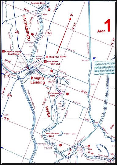 Sacramento River Fish N Map United States California Delta Maps