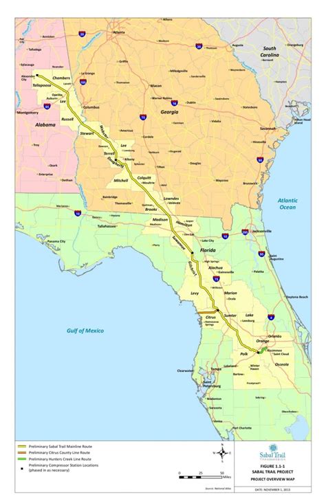 Florida Gas Pipeline Map Printable Maps