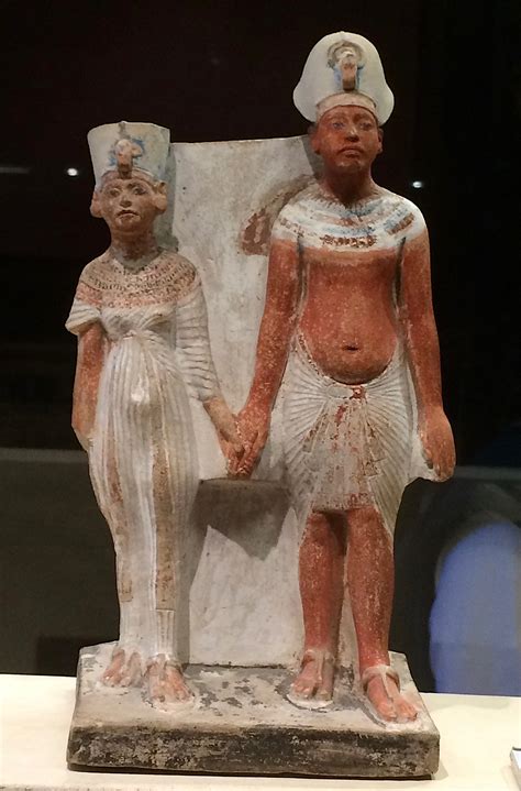 akhenaten and nefertiti illustration world history encyclopedia