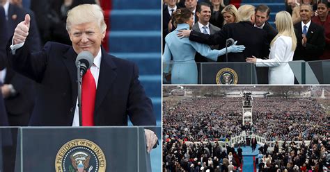 donald trump s inauguration live 45th president of the usa sworn in metro news