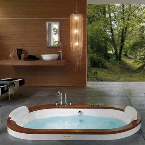 Jacuzzi Opalia Wood And Stone Whirlpool Bath