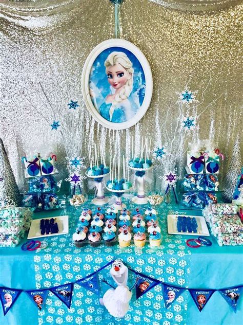 Frozen Themed Birthday Party Decorations Karas Party Ideas Disneys Frozen Themed Birthday